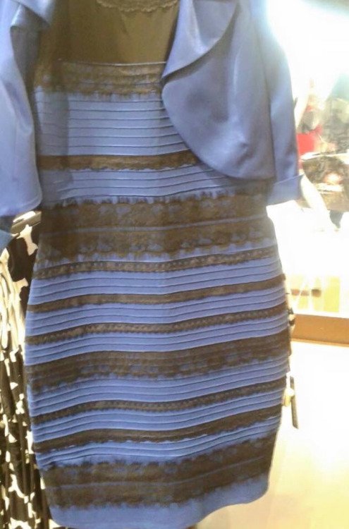 Dress of questionable color